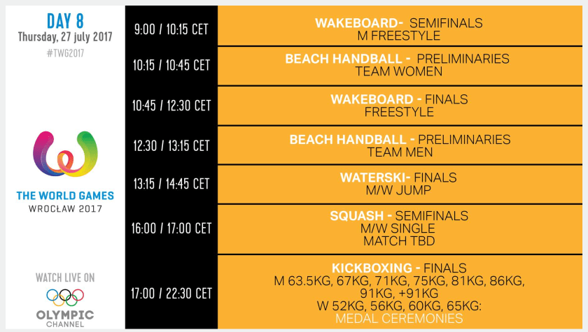 Olympic Channel - 27 July