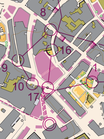 WOC 2018 Sprint WE final control vs start kite
